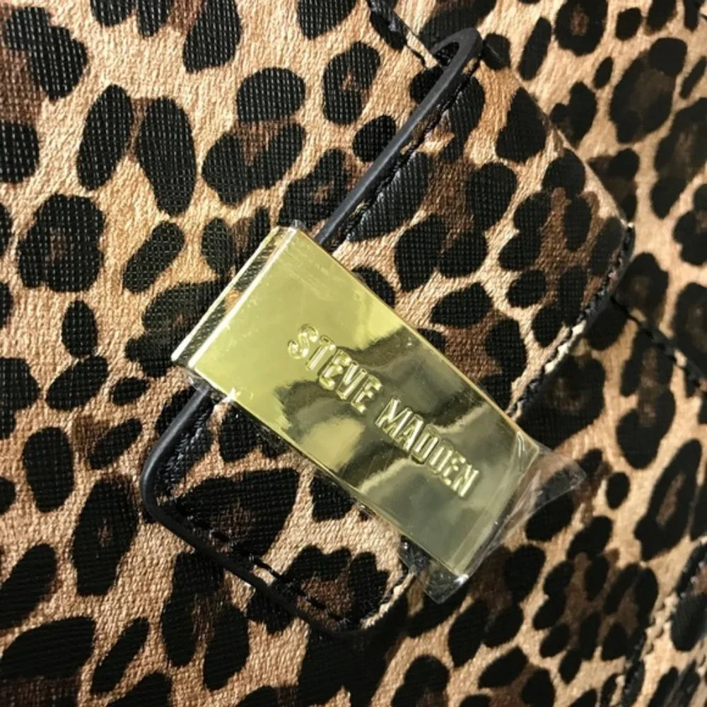 Steve Madden Leopard Women's Mini Btracy Mini Tote - Picture 8 of 13